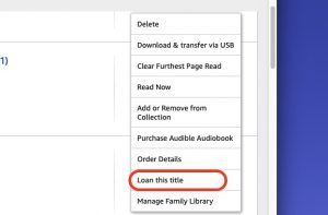 kindle transfer books between accounts